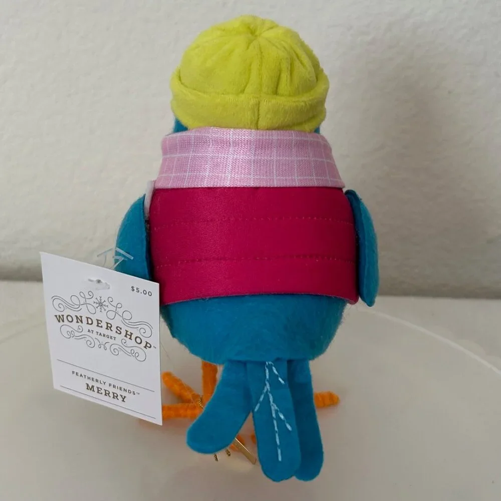 Featherly Friends Wondershop Christmas Target Bird Merry 2024 NWT